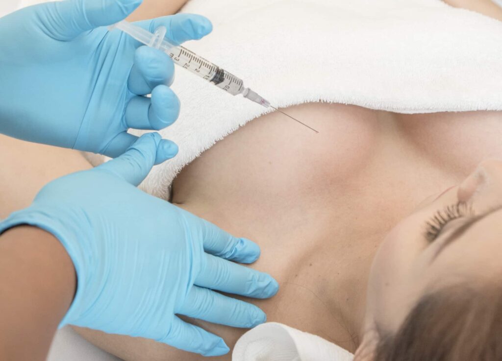 Hyaluronic acid breast enhancement